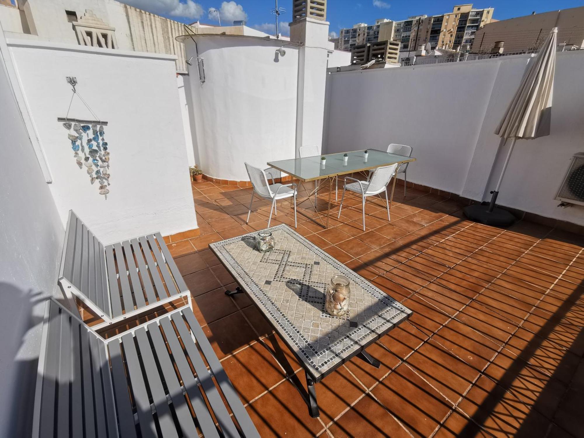 Atico Con Vistas Centro Historico / Terraza 40 M Lägenhet